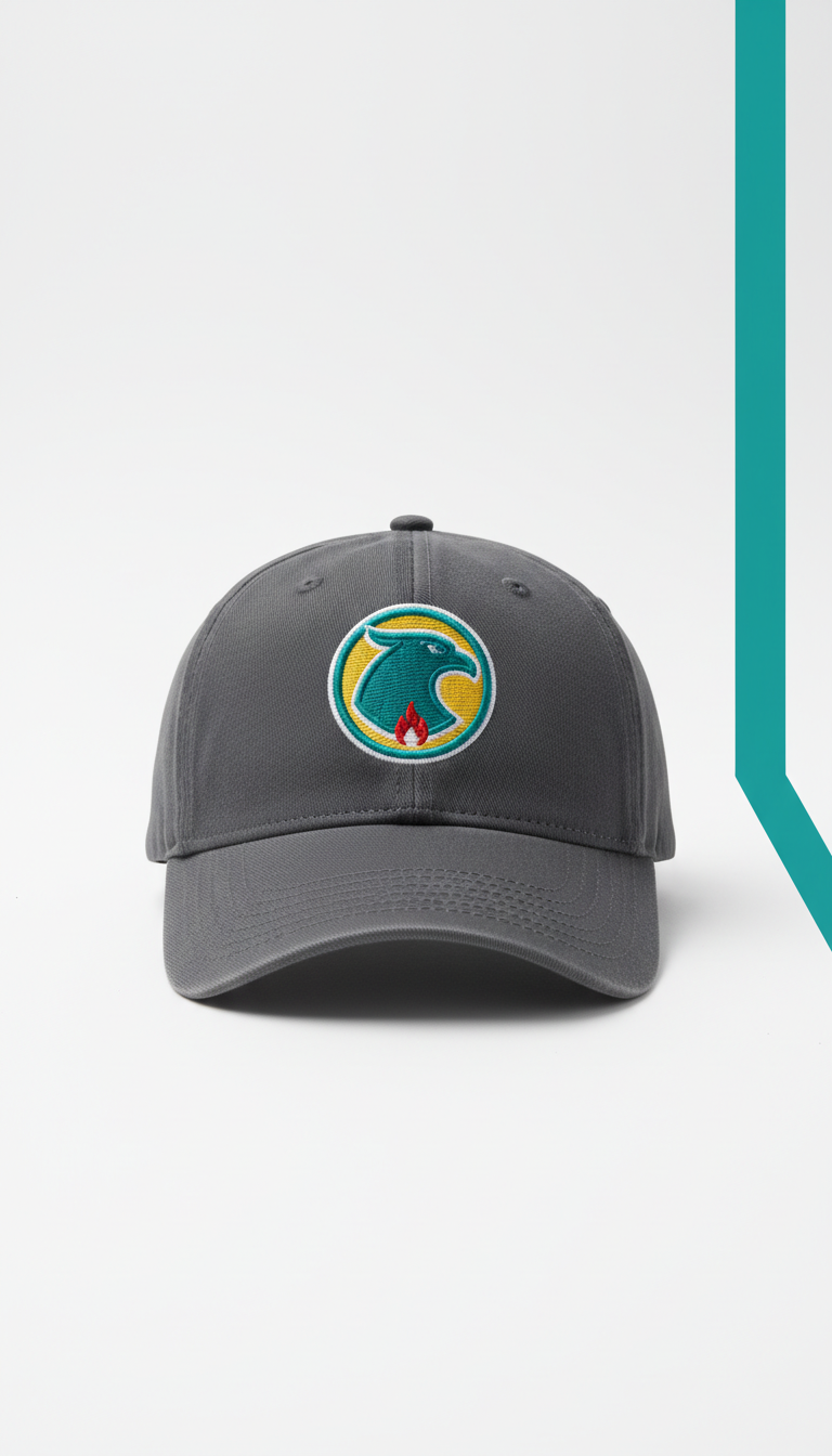 Embroidered Club Logo Baseball Cap