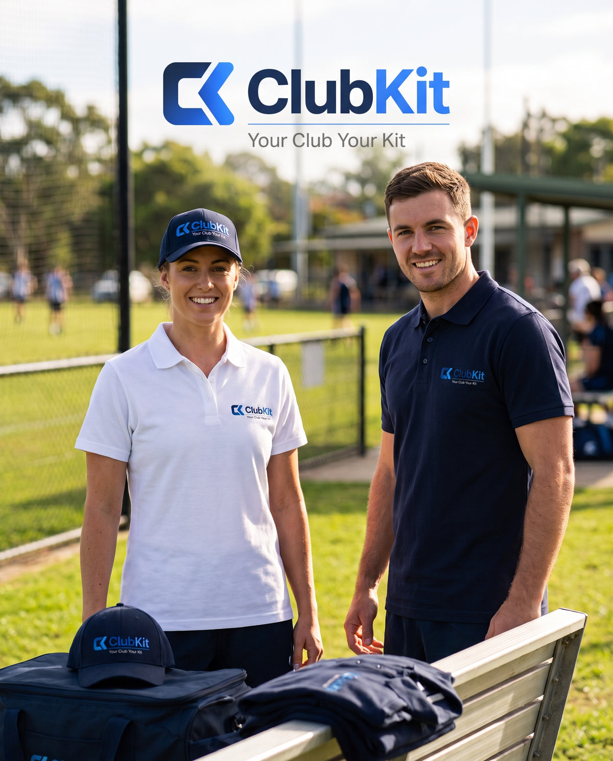 Members wearing ClubKit embroidered apparel